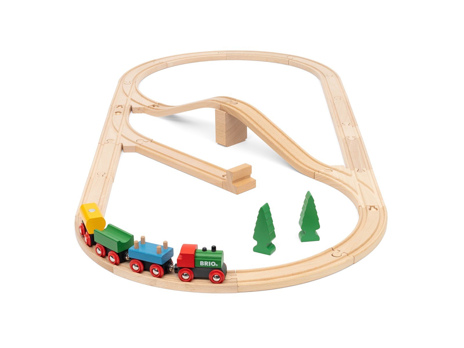 Brio BRIO 65 Jahre Holzeisenbahn Jubiläums-Zugset Brio BRIO 65 Jahre Holzeisenbahn Jubiläums-Zugset